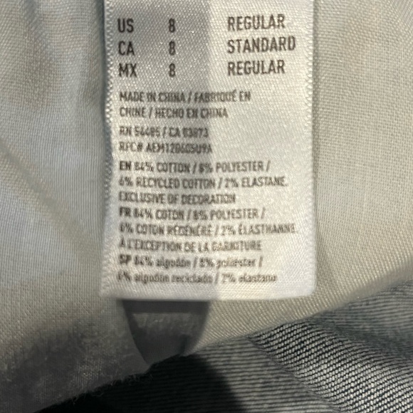 Women’s American Eagle Ripped High Waisted Jegging Crop - Picture 6 of 6